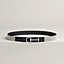 Croisiere belt buckle & Toile H Plume leather strap 24&nbsp;mm, View: , view 1 of 3