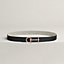 Croisiere belt buckle & Toile H Plume leather strap 24&nbsp;mm, View: , view 2 of 3