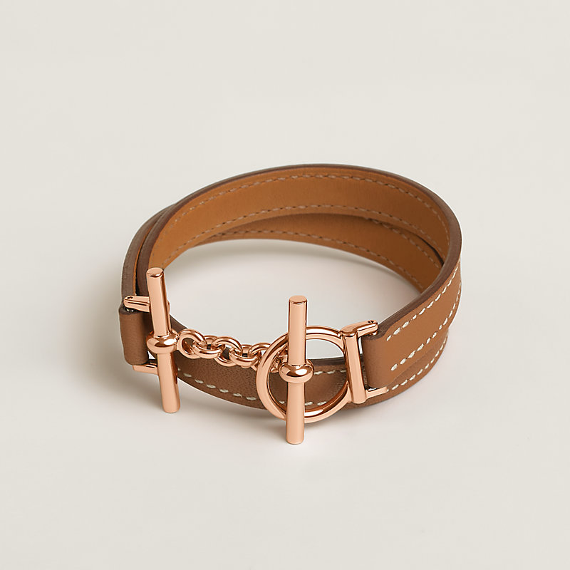 ギフトにも☆HERMES】レザーブレスレットCROISIERE DOUBLE TOUR croisiere-double-tour-bracelet