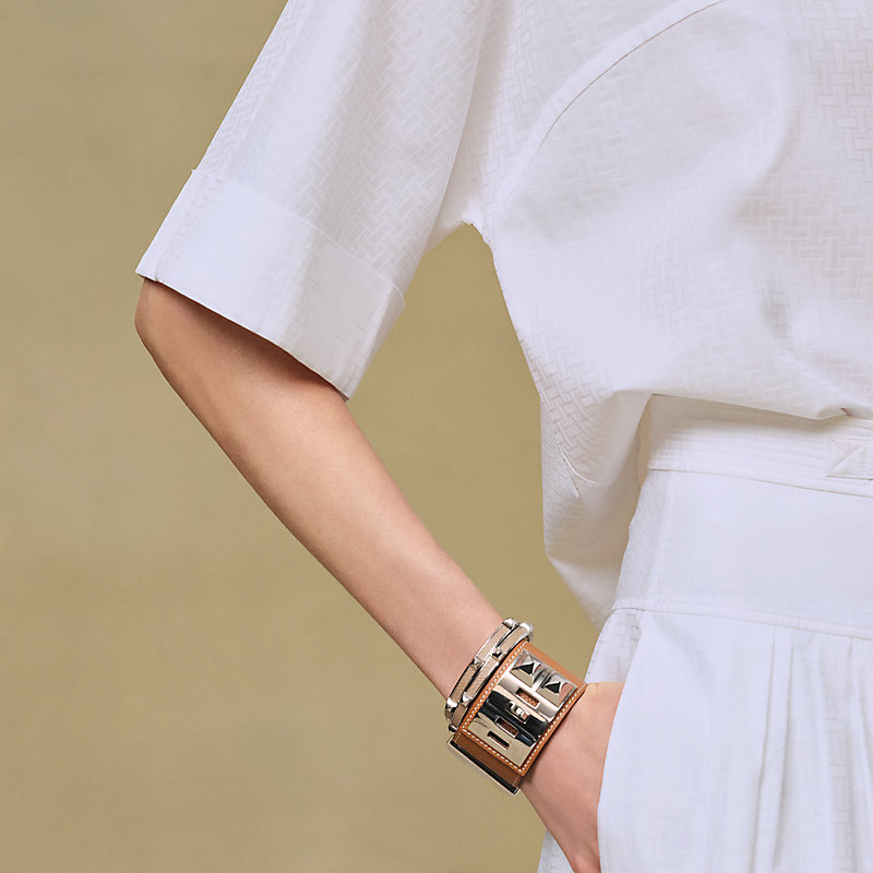 Cropped polo blouse