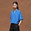 Cropped polo blouse, View: Worn, worn, view 2 of 5