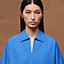 Cropped polo blouse, View: Worn, worn, view 4 of 5