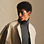 Crossbody Cuir collar, size small to medium, View: Worn, worn, view 1 of 3