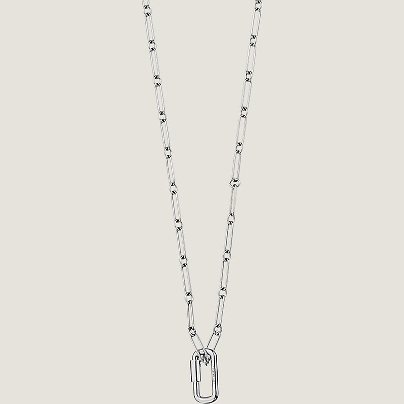 Shop HERMES Curiosite Long Necklace (H071631FD00) by BeParisienne