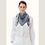 Dans l'atelier de Robert Dallet Finesse scarf 90, View: Worn, worn, view 2 of 2