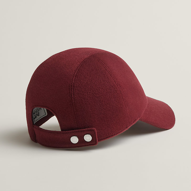 Hermes 2023 Davis Sellier Leather Embroidered Patch 100% Hermes leather cap - Gem main image 3