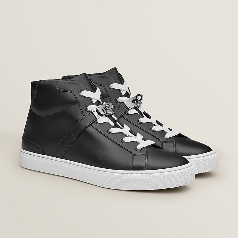 Louis Vuitton Black Leather Low Top Sneakers Size 42.5 Louis