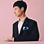 De Profil pocket square 45, View: Worn, worn, view 2 of 3