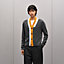 "Decoupe sellier" buttoned cashmere cardigan, View: Worn, worn, view 2 of 6