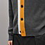 "Decoupe sellier" buttoned cashmere cardigan, View: Worn, worn, view 6 of 6