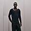 "Decoupe sellier" V-neck cashmere sweater, View: Worn, worn, view 2 of 5