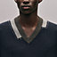 "Decoupe sellier" V-neck cashmere sweater, View: Worn, worn, view 4 of 5