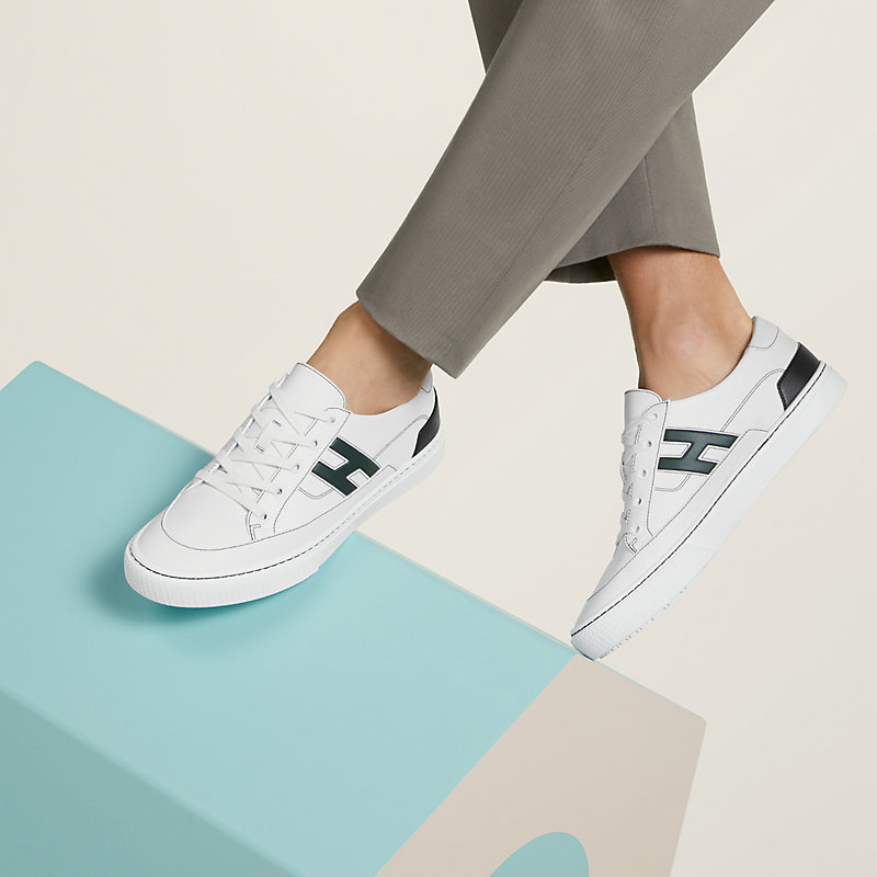 洗練デザイン【HERMES】スニーカー ディープ / Blanc / Nature Deep sneaker | Hermès Poland