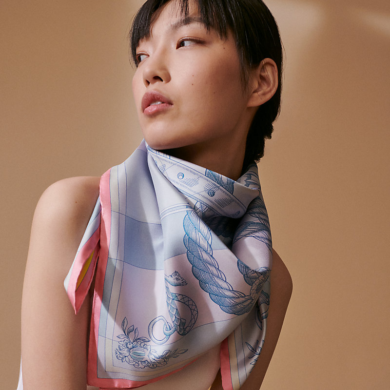 HERMESツイリーCAVALLERIA D ETRIERSaq9799 