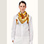 Della Cavalleria Favolosa scarf 90, View: Worn, worn, view 2 of 2