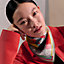 Della Cavalleria scarf 45, View: Worn, worn, view 1 of 3