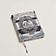 Della Cavalleria silk notebook, PM, View: above, above, view 2 of 3