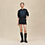 “Della Cavalleria” 레글런 슬리브 자수 장식 스웨트셔츠, 보기: 이미지: 제품 착용 이미지, worn, 1개 중 5번째 보기