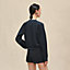 “Della Cavalleria” 레글런 슬리브 자수 장식 스웨트셔츠, 보기: 이미지: 제품 착용 이미지, worn, 3개 중 5번째 보기