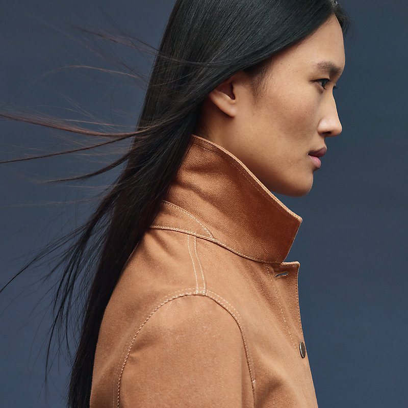 Denim equestrian jacket