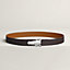 Destrier belt buckle & Reversible leather strap 32&nbsp;mm, View: , view 1 of 2