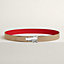Destrier belt buckle & Reversible leather strap 32 mm, view 2 of 3