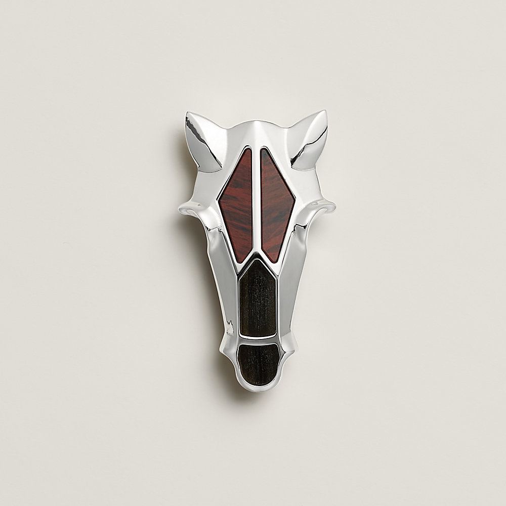 Destrier Minerale brooch Brown Herm s Norway