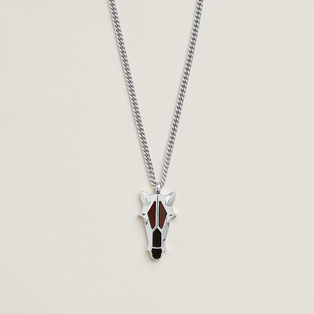 【HERMES】存在感 個性的デザイン☆Destrier Mineraleペンダント Destrier Minerale necklace | Hermès Finland