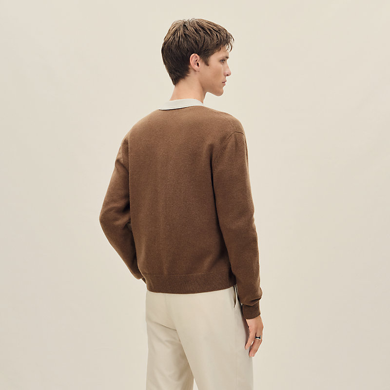 "Detail colore" buttoned cardigan
