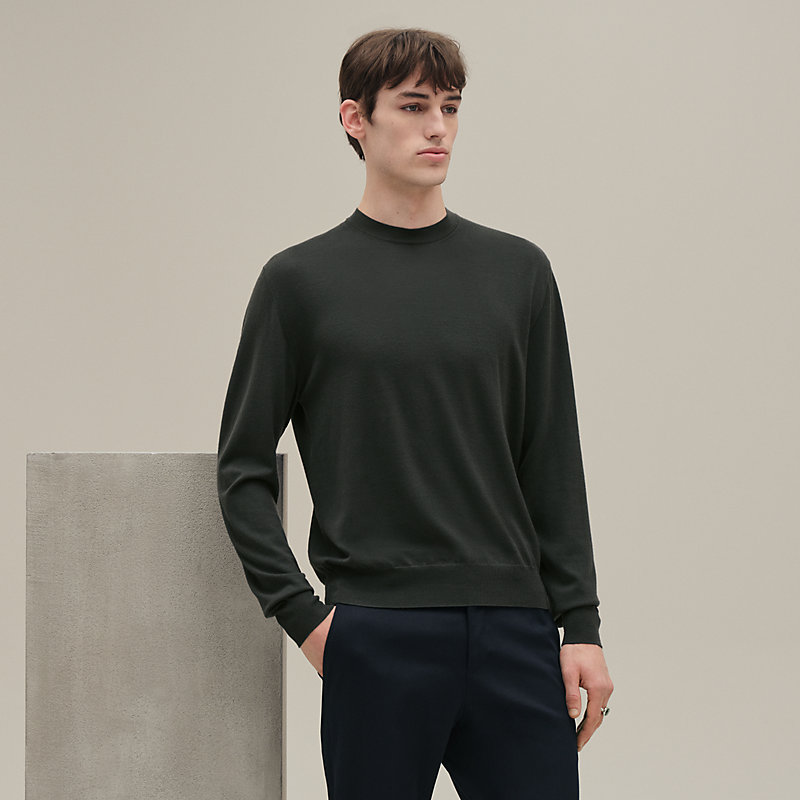 "Detail H" crewneck sweater