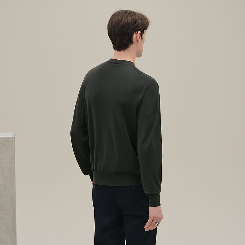 "Detail H" crewneck sweater