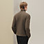 "Devant cuir" buttoned jacket, View: Worn, worn, view 3 of 5