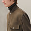 "Devant cuir" buttoned jacket, View: Worn, worn, view 4 of 5