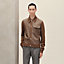 "Devant cuir" buttoned jacket, View: Worn, worn, view 3 of 6