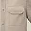 "Devant cuir" buttoned jacket, View: Worn, worn, view 5 of 6