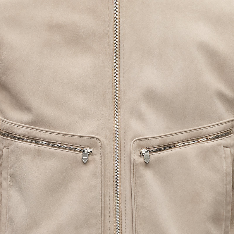 "Devant cuir" zipped jacket, View: , view 5 of 5