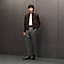 “Devant cuir” 지퍼 재킷, 보기: 이미지: 제품 착용 이미지, worn, 1개 중 5번째 보기