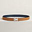 Dive belt buckle & Contrast reversible leather strap 32&nbsp;mm, View: , view 1 of 3