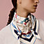 Double D Sangle scarf ring, View: Worn, worn, view 2 of 2
