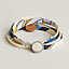 Double tour silk bracelet, View: front, front, view 2 of 4