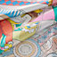 Doubleface-Seidentuch 90 Pony Pit Stop, Ansicht: Detailansicht, detail, Ansicht 6 von 6