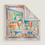 Doubleface-Seidentuch 90 Pony Pit Stop, Ansicht: Flache Ansicht, flat, Ansicht 2 von 6