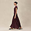 Draped dress with jewel detail, View: Worn, worn, view 3 of 8
