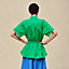 Drawstring shirt, View: Worn, worn, view 3 of 6
