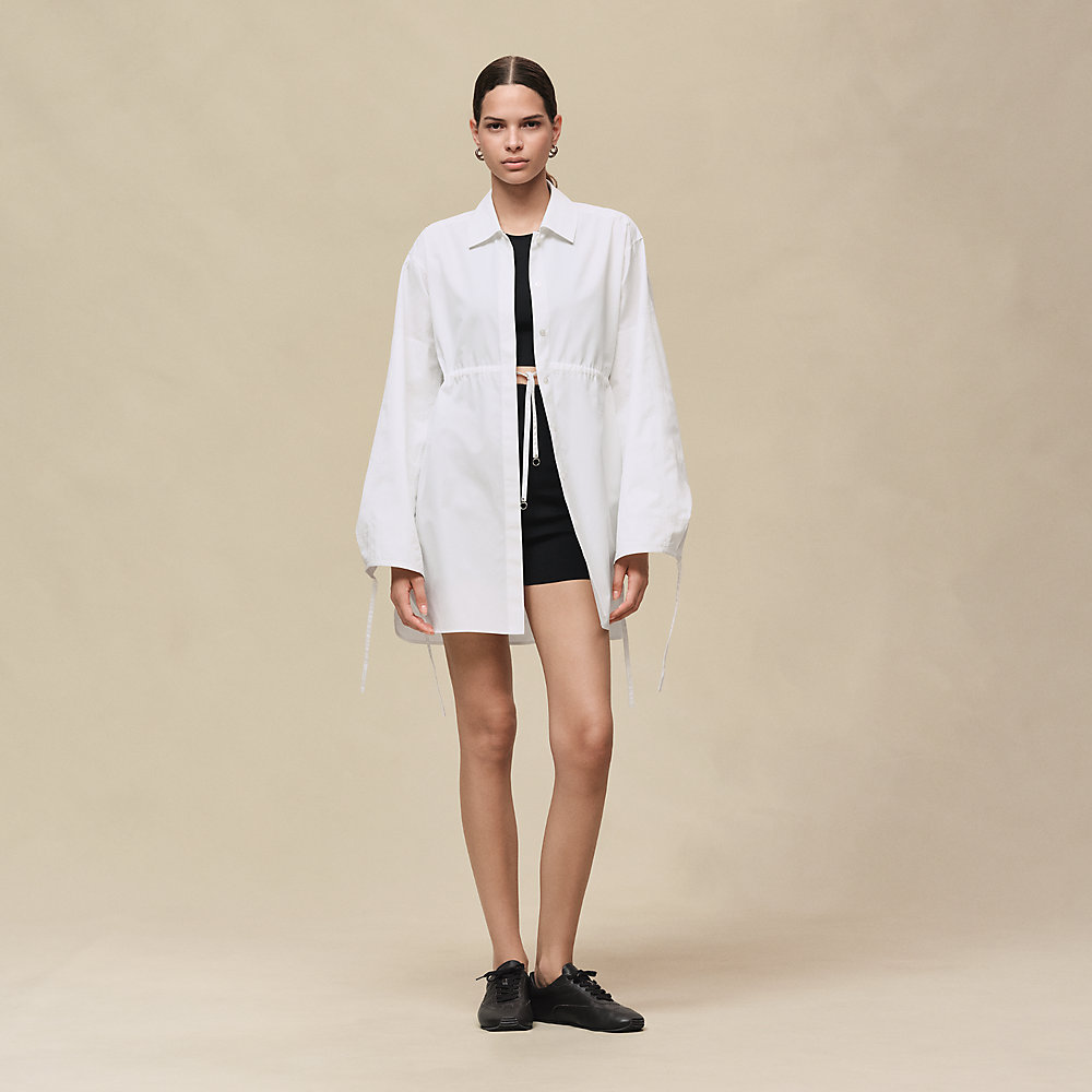 Drawstring shirt | Hermès Canada