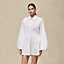 Drawstring shirt, View: Worn, worn, view 2 of 7