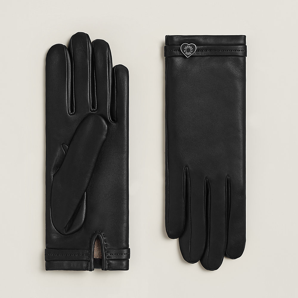 hermes leather gloves