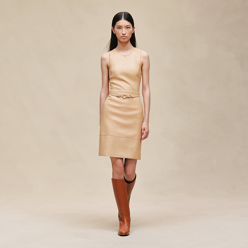 Dress with laced back | Hermès Canada