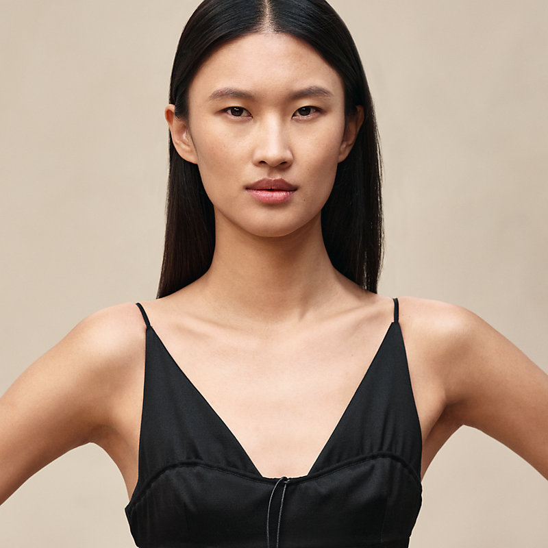 Dress with shoulder straps