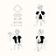 Duo Cosmique scarf 90, View: Detail, detail, view 3 of 3